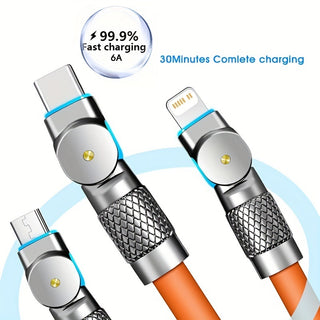 3 ln1 Type-c Data Cable