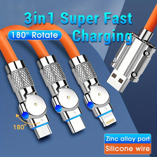 3 ln1 Type-c Data Cable