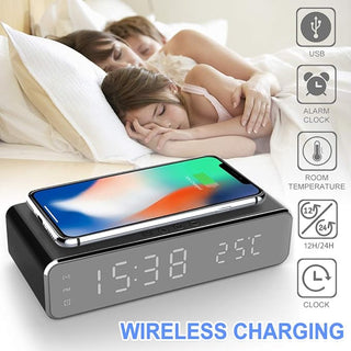 Wireless Charging Alarm Clock