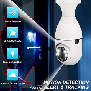 Smart 2.4G/5.0GWireless Light Bulb Camera