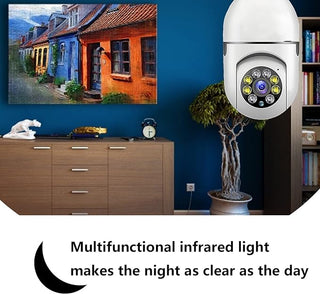 Smart 2.4G/5.0GWireless Light Bulb Camera