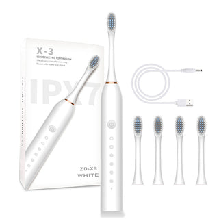 Electric Toothbrushes with 4 Brush Heads