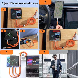 3 ln1 Type-c Data Cable