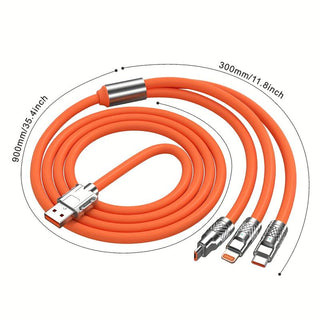 3 ln1 Type-c Data Cable